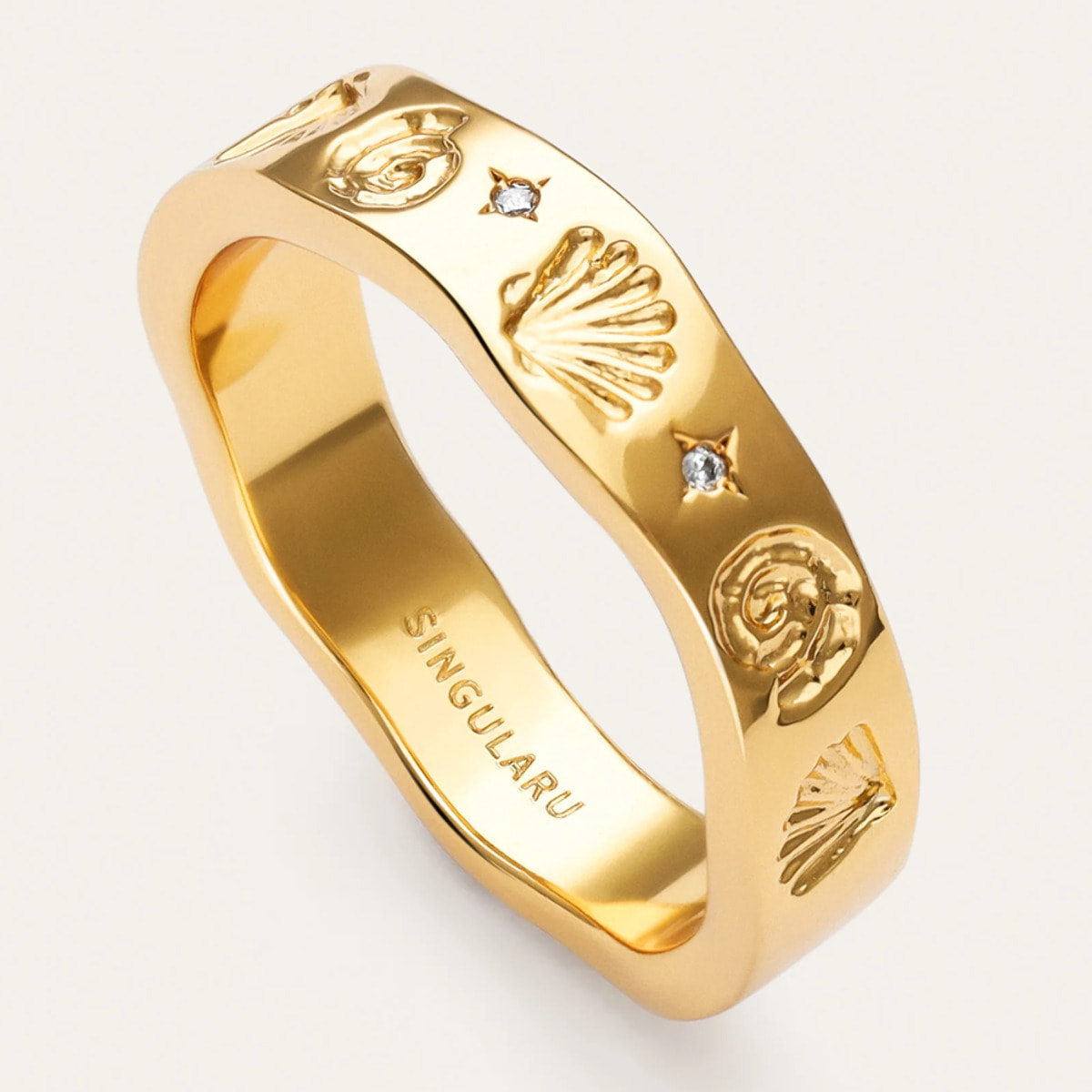 Anello Treasure Placcato Oro
