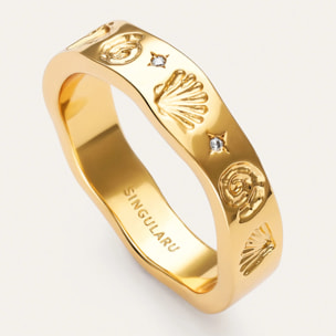 Anello Treasure Placcato Oro