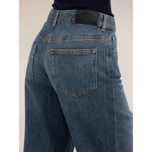 Motivi - Jeans boyfriend con rotos - Azul
