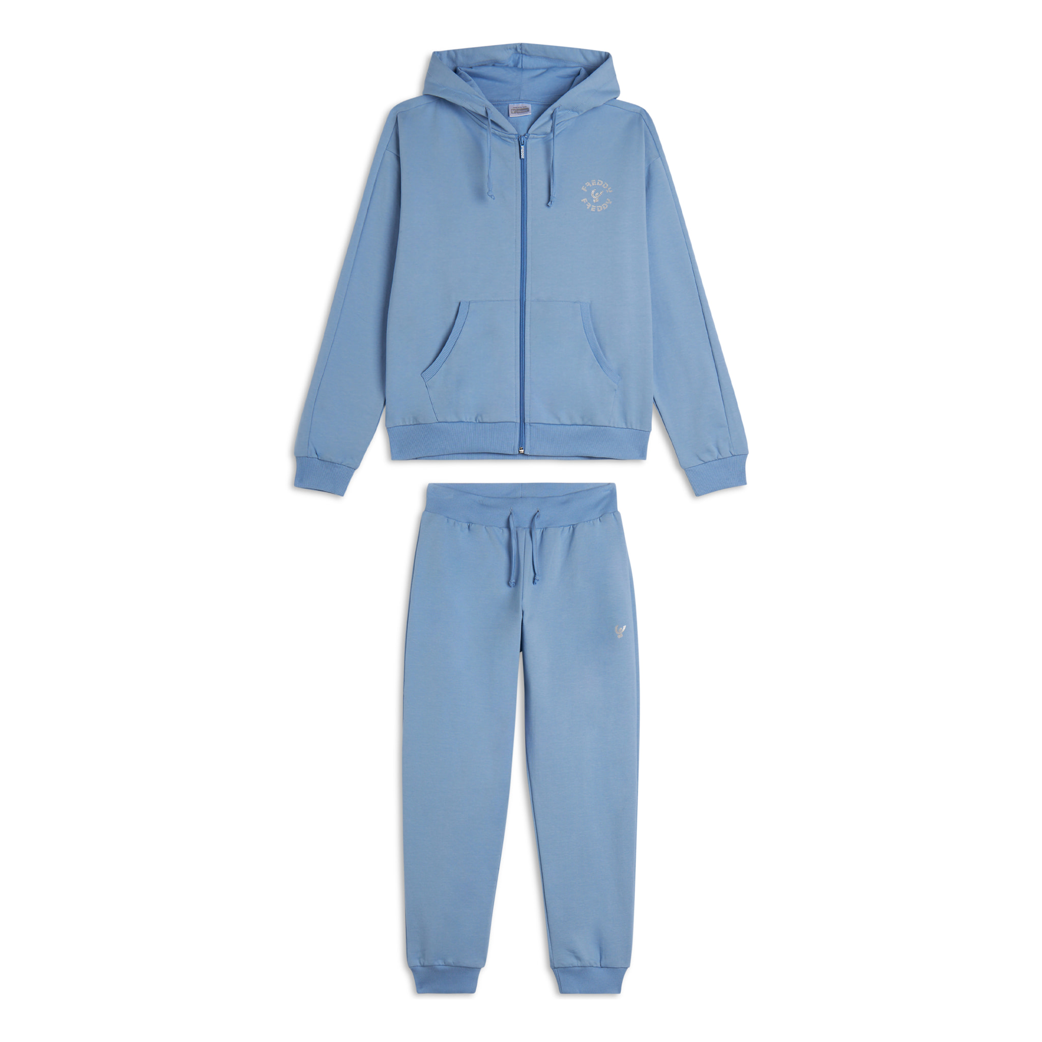Tuta Bambina con cappuccio e glitter logo FREDDY