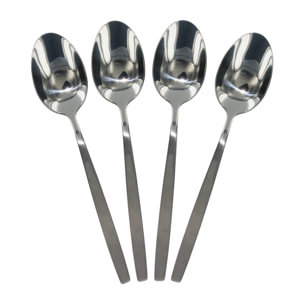 Menagere 16 Pieces Mat Shiny Inox