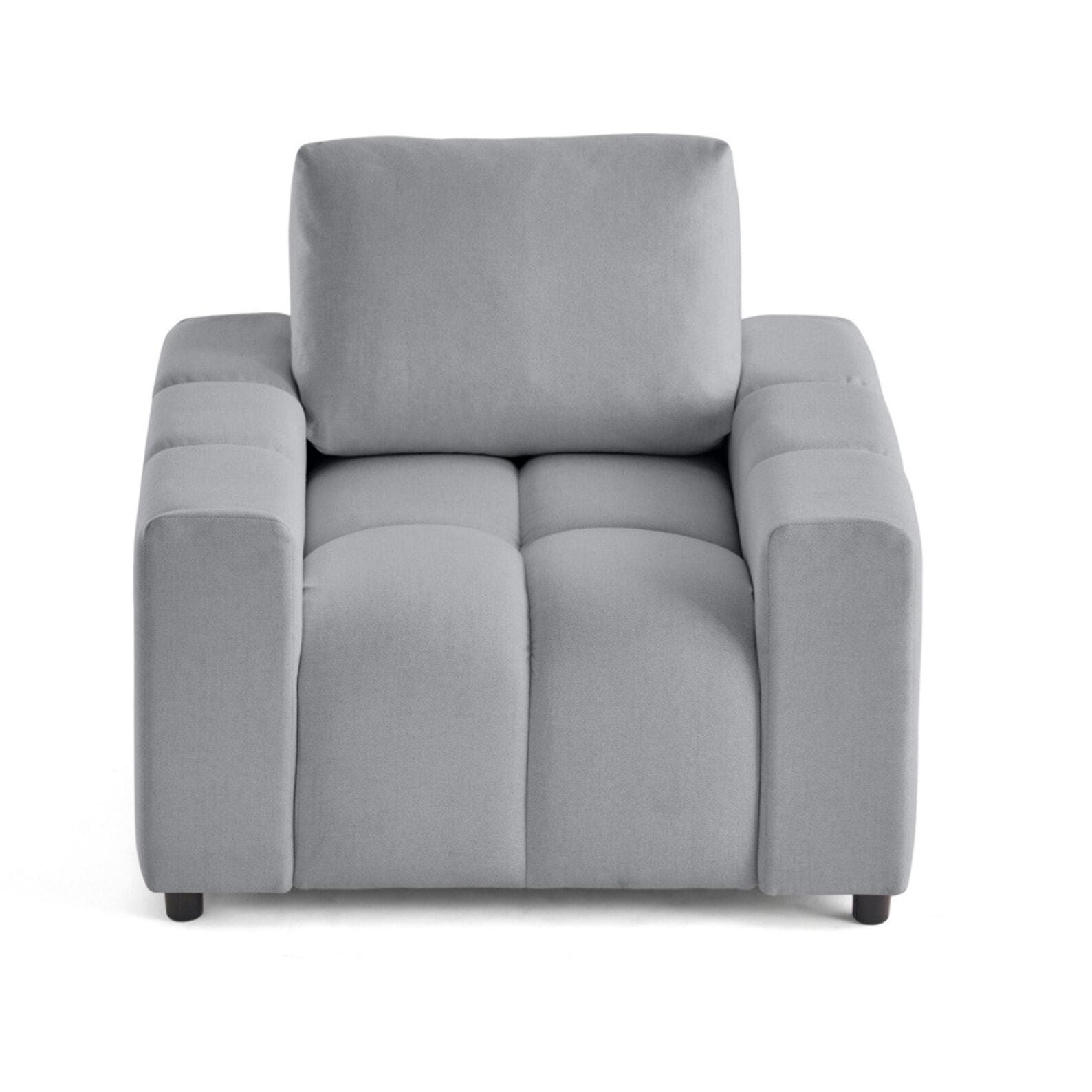 Crocus - fauteuil en tissu - Gris clair