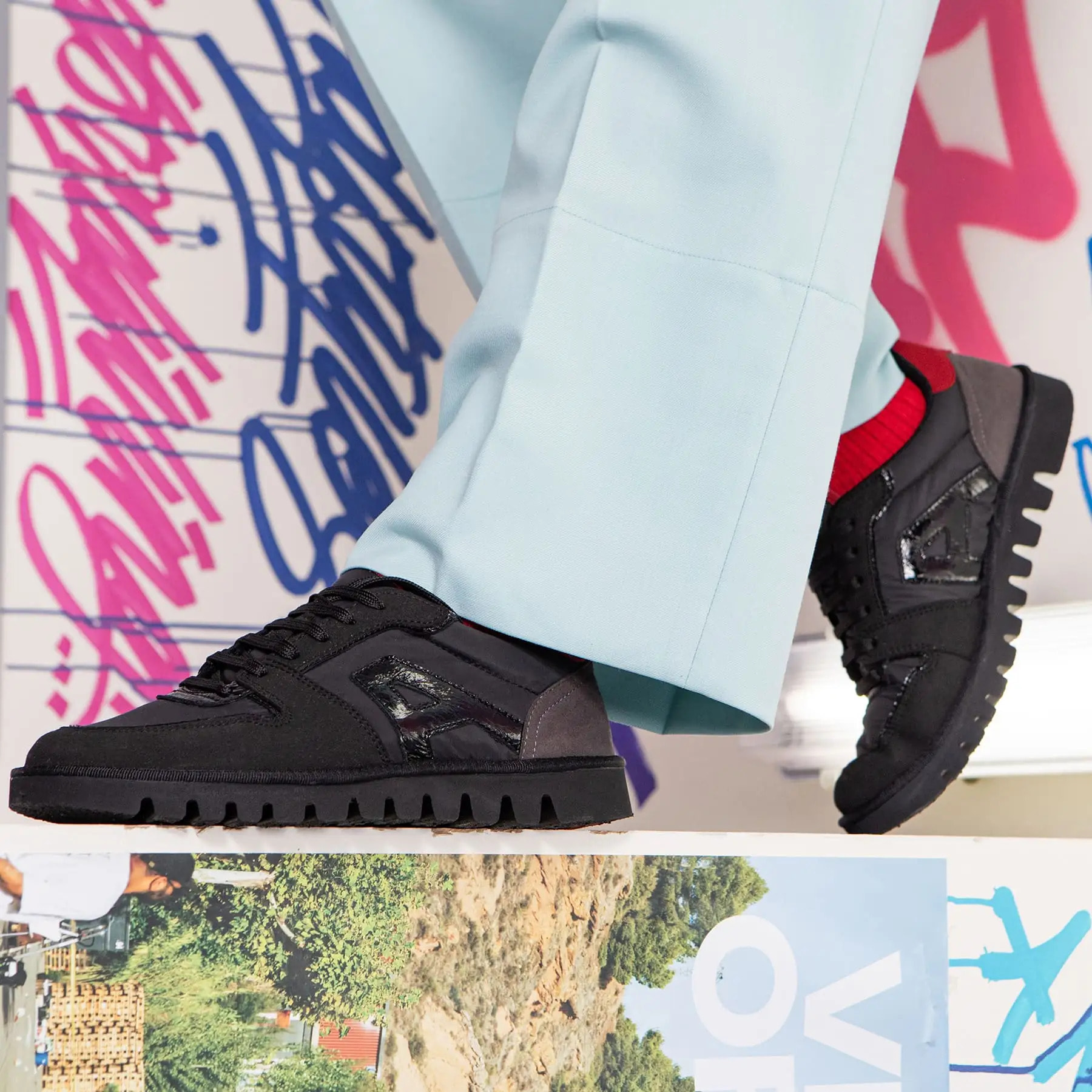 Zapatos 1589 MULTI WHITE-FUXIA/ONTARIO color White-fuxia