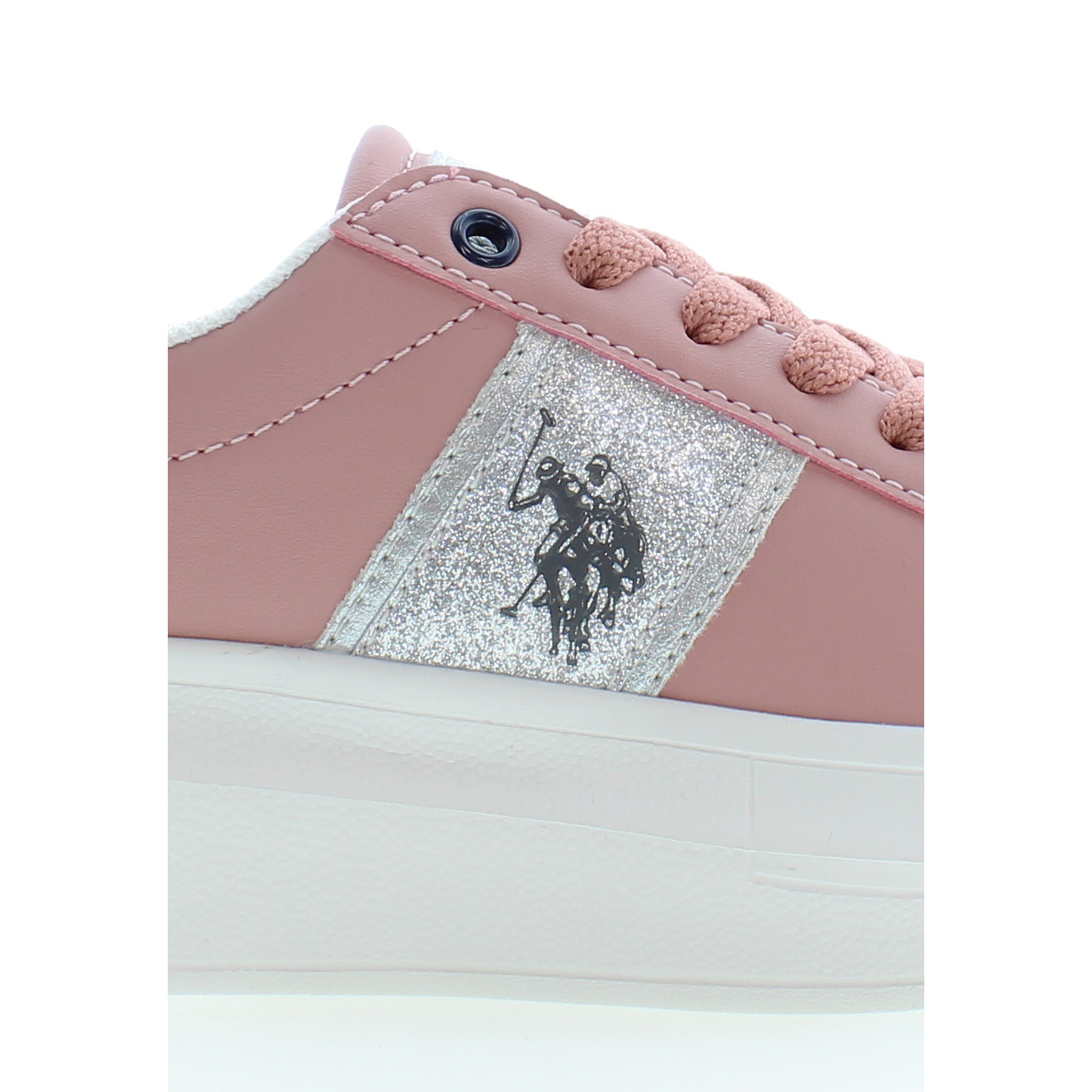 Sneakers U.S. Polo Assn Pink-Silver