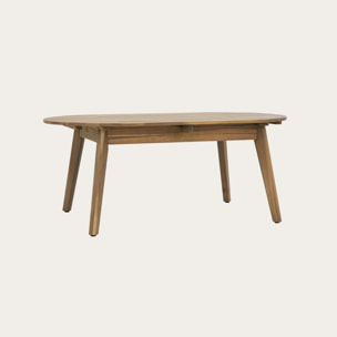 Table basse de jardin Kairo -bois massif d'acacia-couleur naturel 97 x 40 x 57 cm