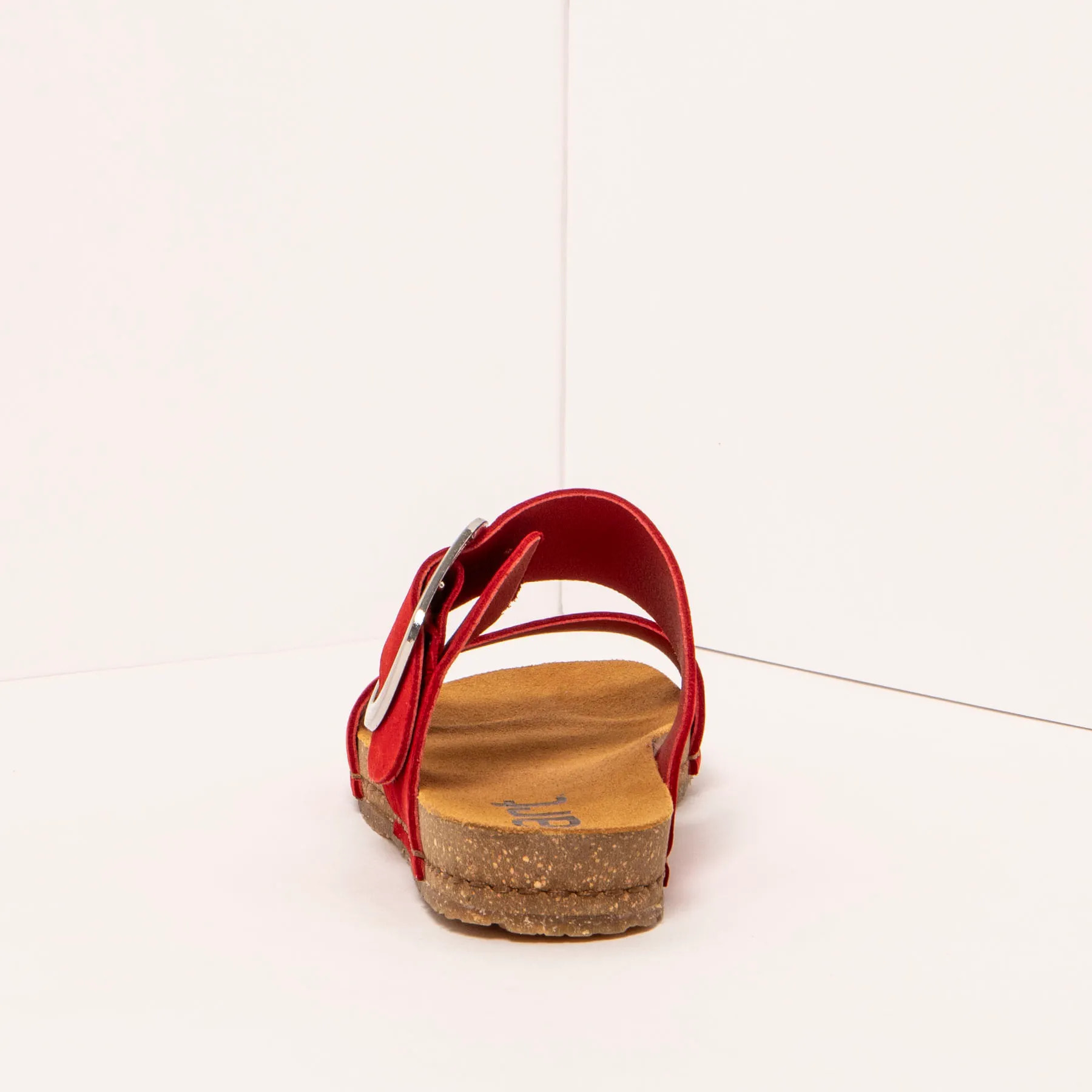 Sandalias 0175 NOBUCK RED/ CRETA color Red