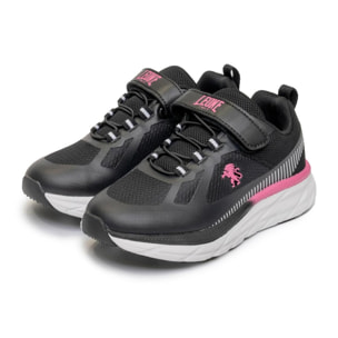 Sneakers da bambina con strap e lacci Leone 1947 Super