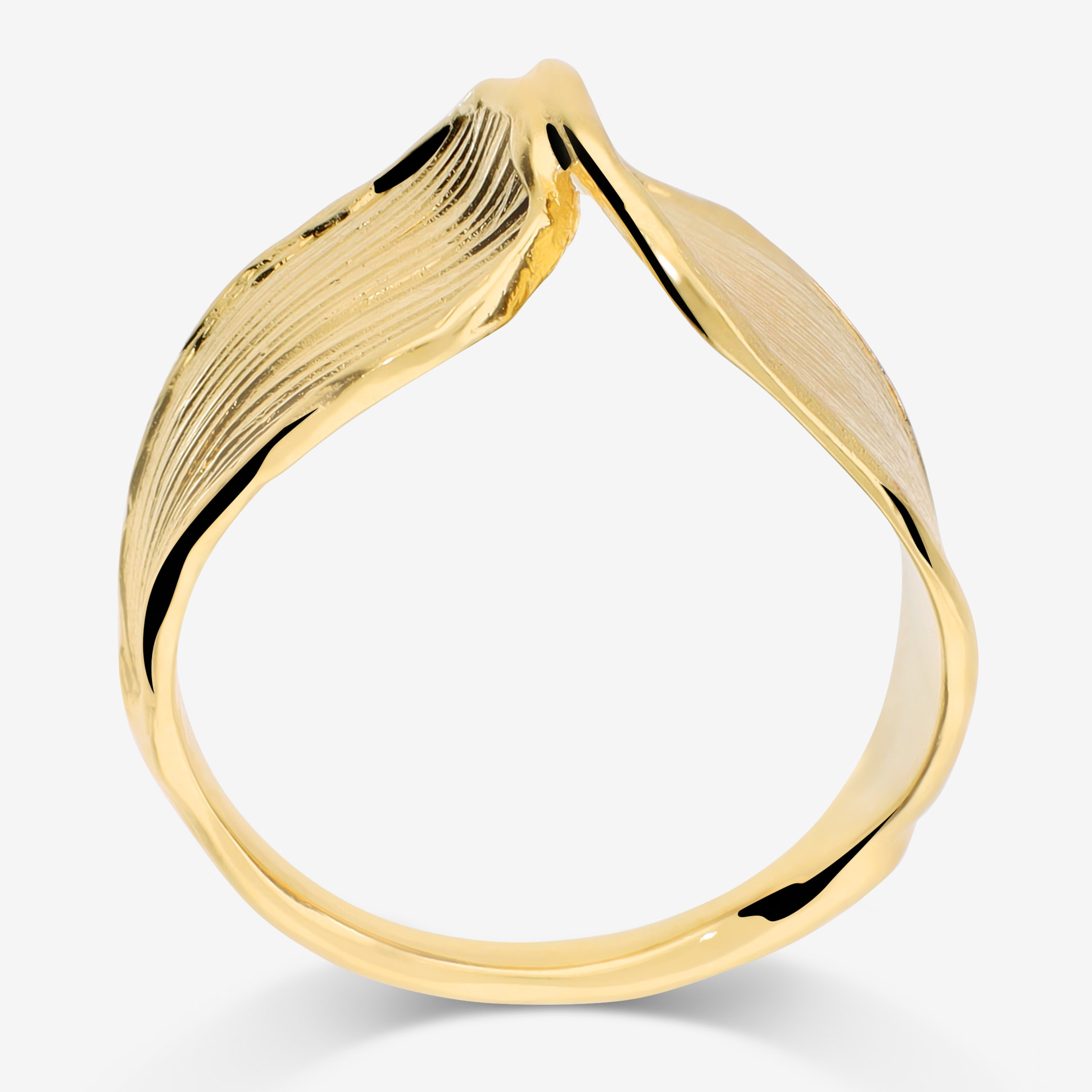 Anello a Fascia Satinato Marquise