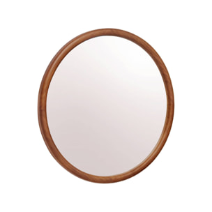 Miroir rond bois de pin Ø60cm GEORGIA