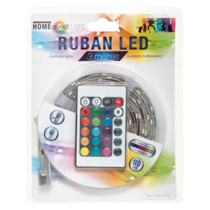 Ruban LED multicolore L300cm