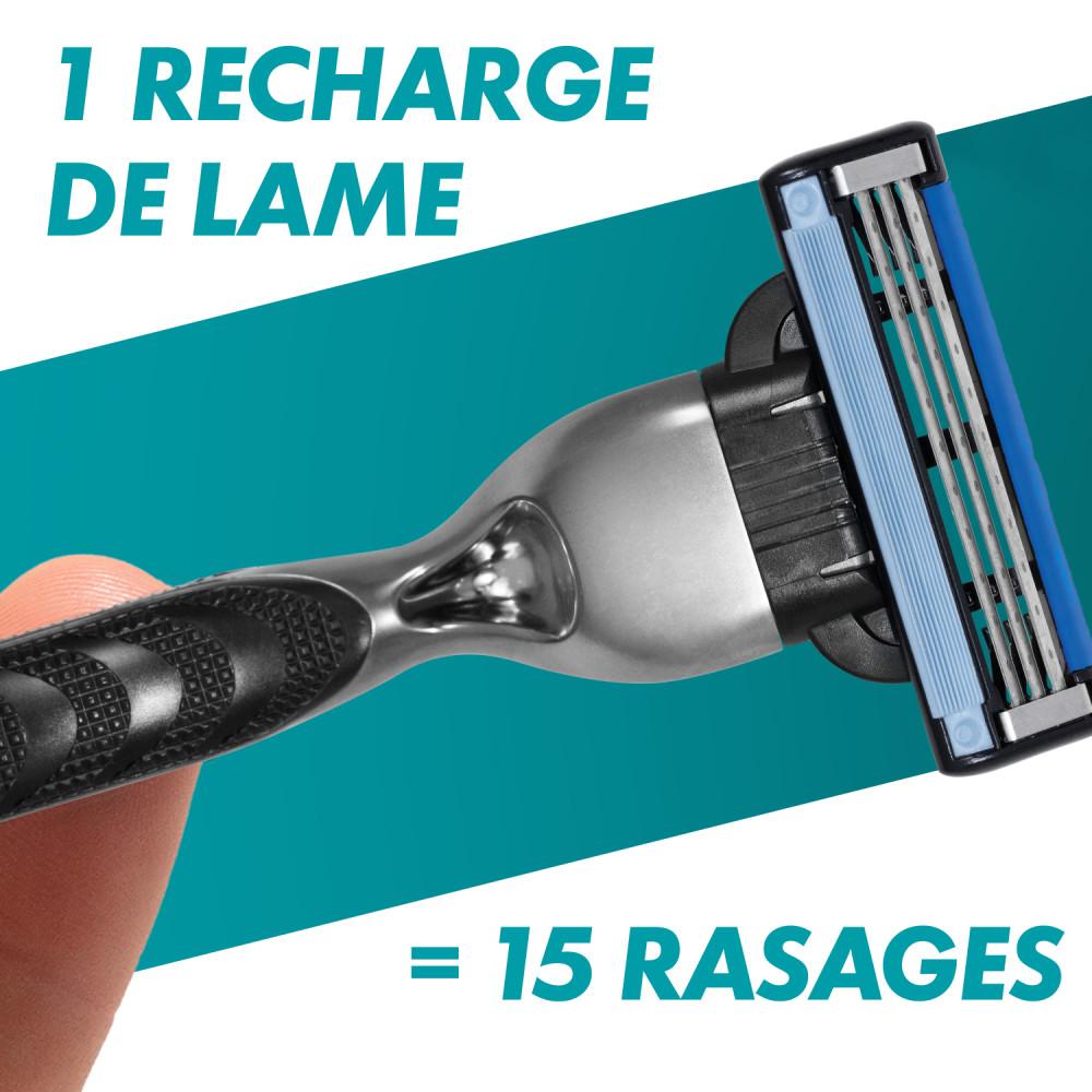 3x4 Lames De Rasoirs Mach 3, Gillette