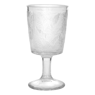 Verre à vin Feuille transparent D8,3xH16,7cm