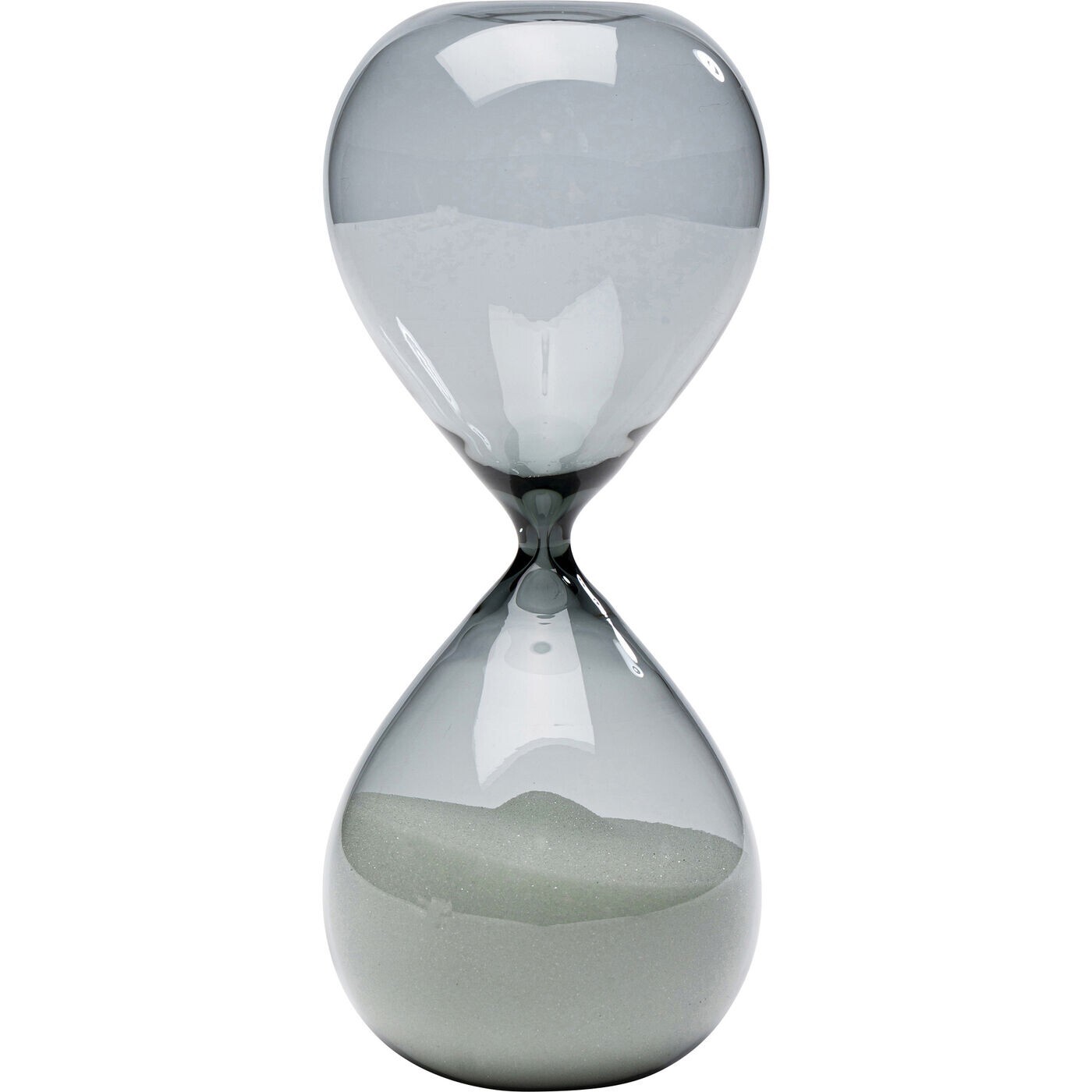 Sablier Timer 20cm noir et blanc Kare Design