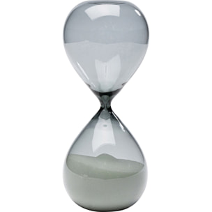 Sablier Timer 20cm noir et blanc Kare Design