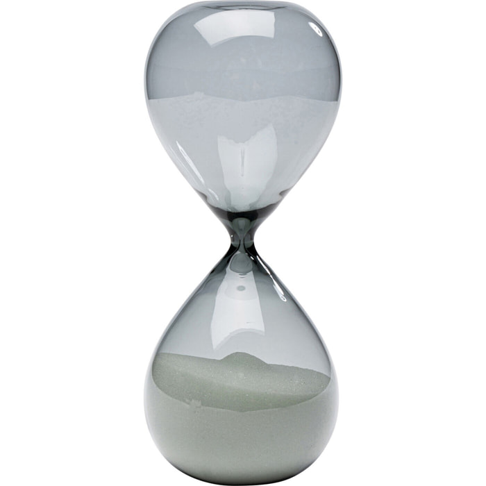 Sablier Timer 20cm noir et blanc Kare Design