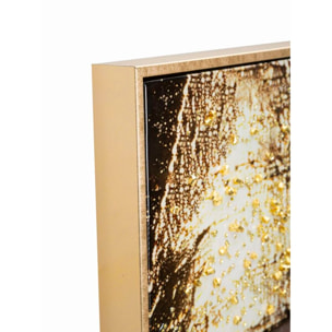 DIPINTO SU TELA LACCATO NAIROBI C/CORNICE -B- CM 52X4X102