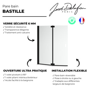 Pare-bain Bastille noir