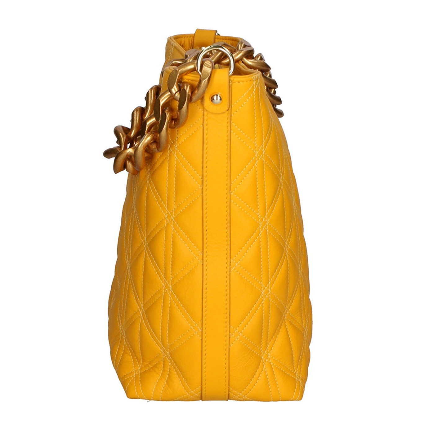 Borsa a spalla da donna - Modello Adra - Vera pelle - 31.0 x 17.0 x 15.5 cm