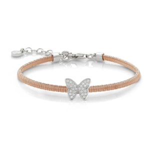 Bracciale Nomination FLAIR Argento 925 Rosè Farfalla