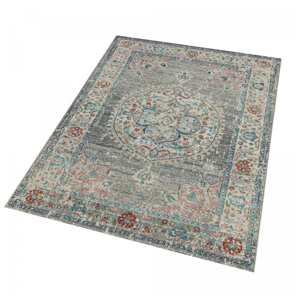 Tapis extérieur tissé kilim rectangle TEGO