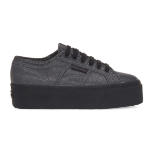 Superga - Zapatos de mujer Mujer Negro - 2790 PLATFORM LAME