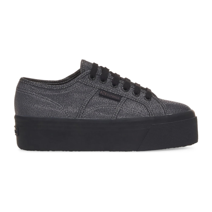 Superga - Zapatos de mujer Mujer Negro - 2790 PLATFORM LAME