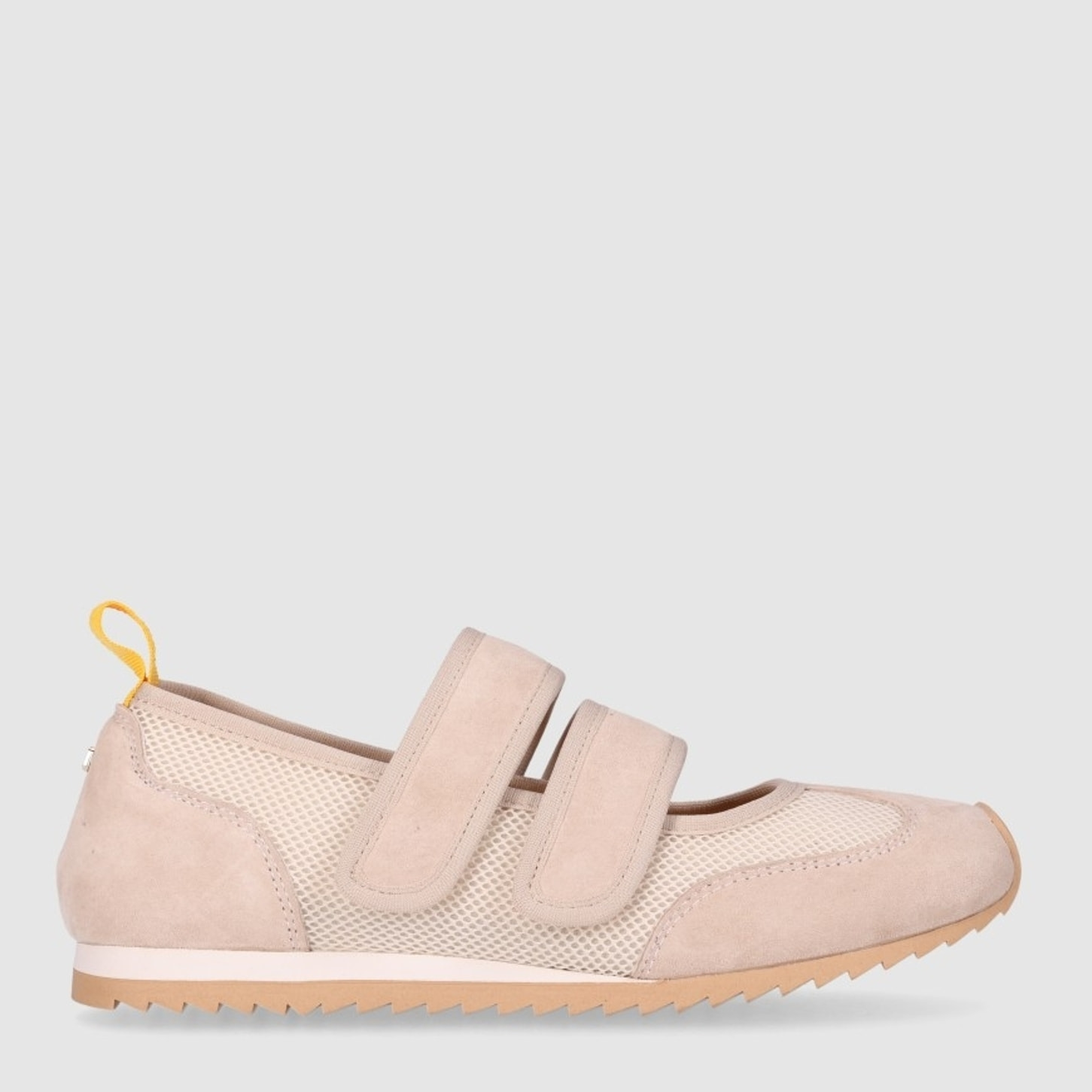 Zapatos de Tejido - Beig - Tacón: 1 cm