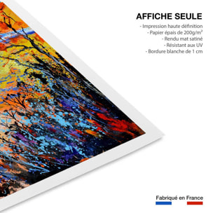 Affiche  reflets d'eaux Affiche seule