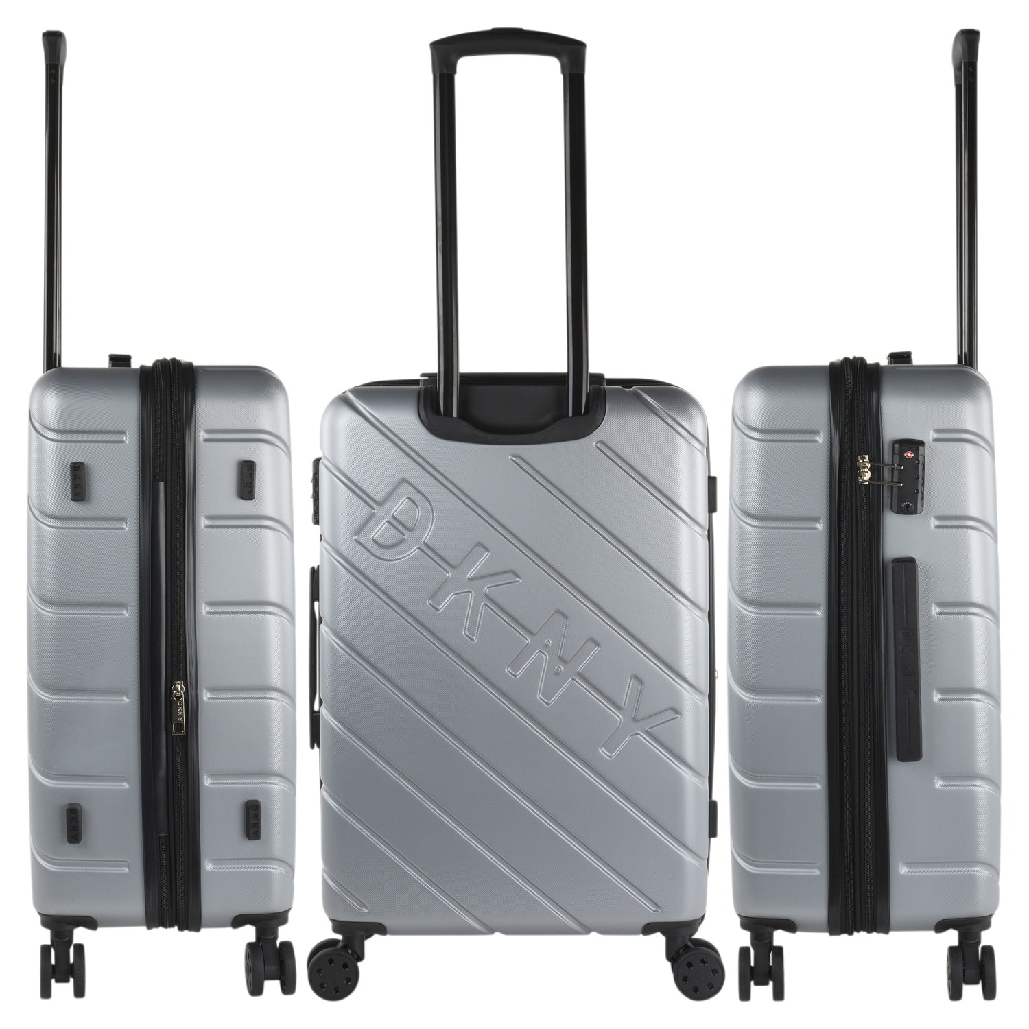 Maleta Abs Grande Dkny Dkny-911 Side Tracked Plata