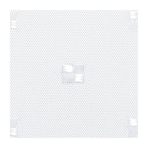 Rideau de douche Polyester RICCO 180x200cm Blanc Spirella