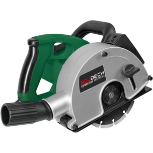 Scanalatrice Tracce Muro da 1700W Laser Guida 2 Lame Diamantate Adattatore Aspirapolvere