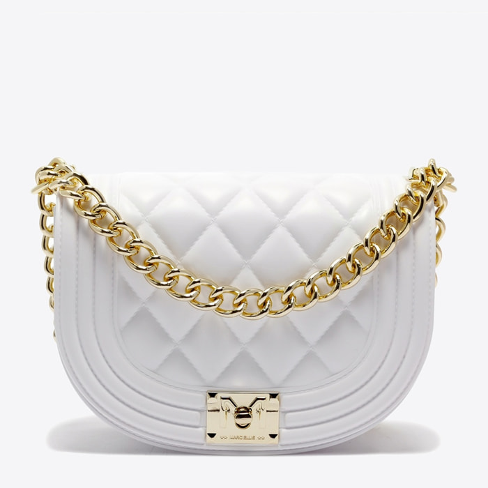 Borsa a mano da donna - Modello False - 100% PVC - 20.5 x 15.5 x 7.0 cm