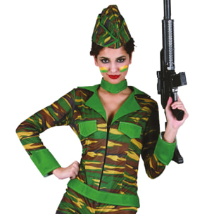 Soldatessa Costume Carnevale Donna