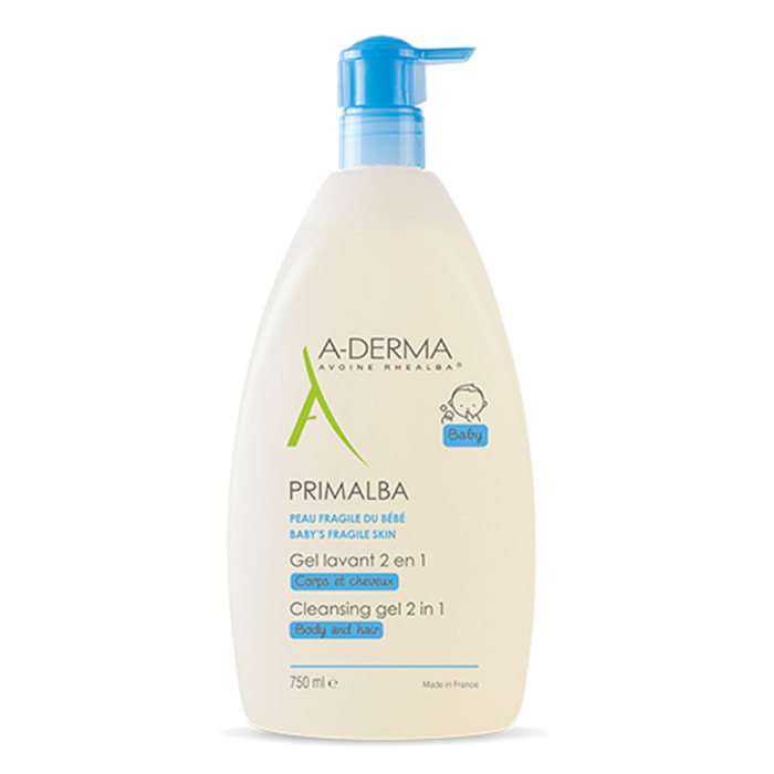 Primalba - Gel Lavant 2 en 1 Bébé Corps et Cheveux 750 ml