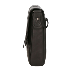 Borsa a tracolla  da uomo In Vera pelle Made in Italy 25x28x6 cm