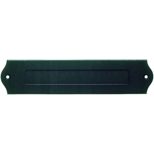 Entrada para buzón 1800 BOUVET - 260 x 60 mm - apertura 170 x 25 mm - hierro cementado negro - 20083