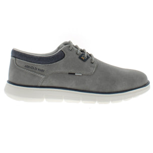 Armata di Mare Scarpe Uomo Scarponcino Casual Stringate con Soletta Rimovibile in Memory Foam AMU S25L710 Grey