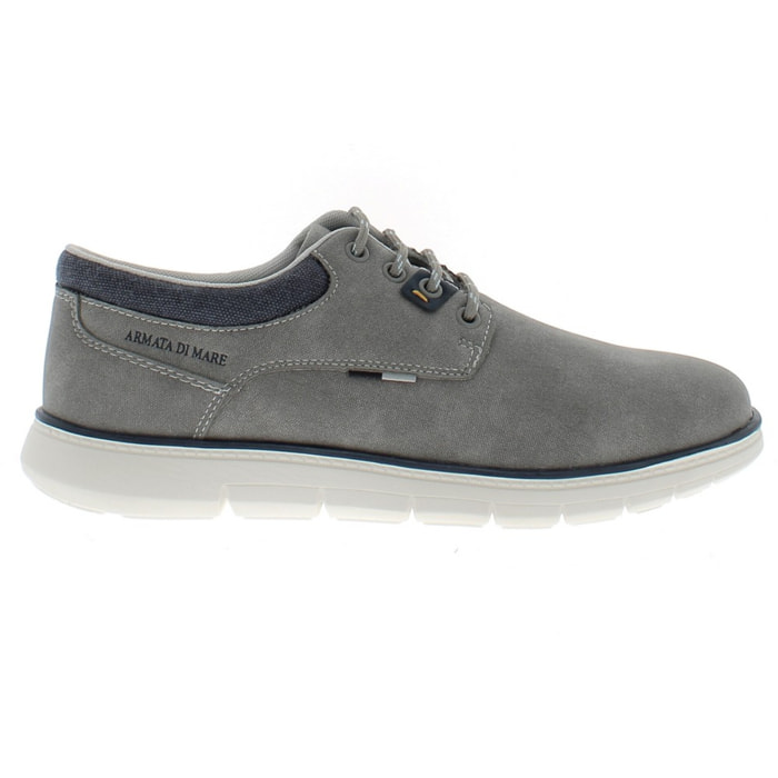 Armata di Mare Scarpe Uomo Scarponcino Casual Stringate con Soletta Rimovibile in Memory Foam AMU S25L710 Grey