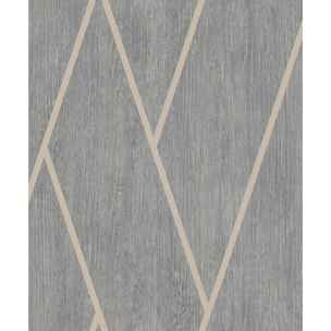 Papier peint effet tissu plissé beige doré