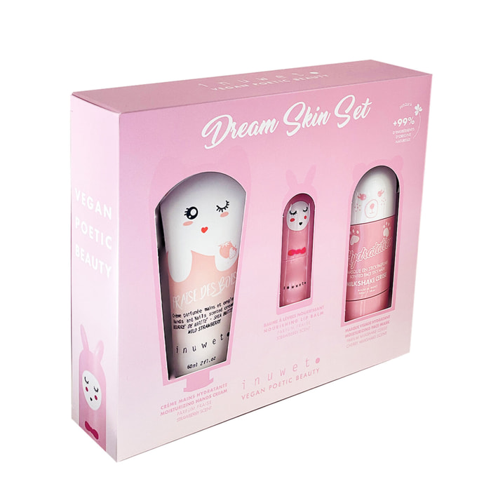 Dream Skin Rose - Coffret Crème Mains 60 ml + 2 Produits