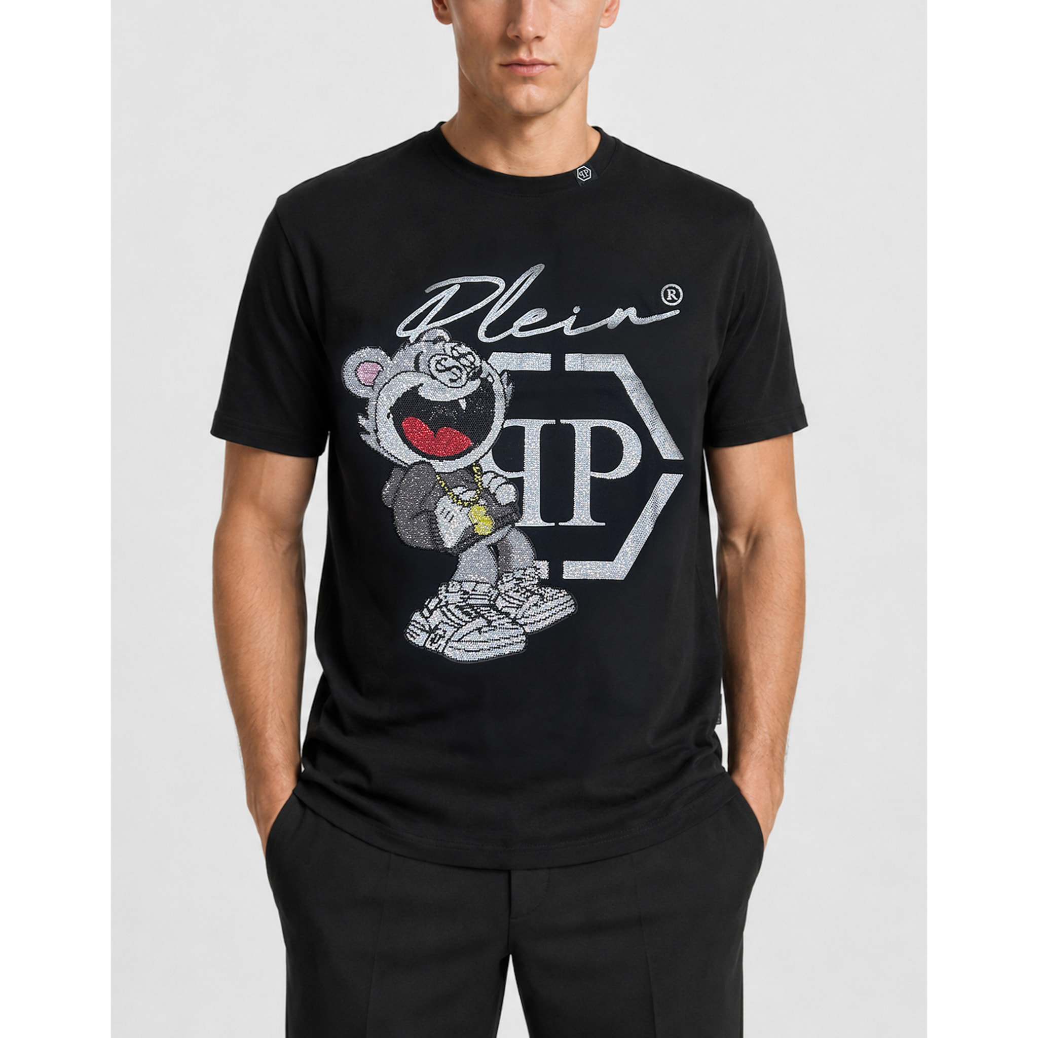PHILIPP PLEIN T-shirt girocollo a maniche corte MONEY