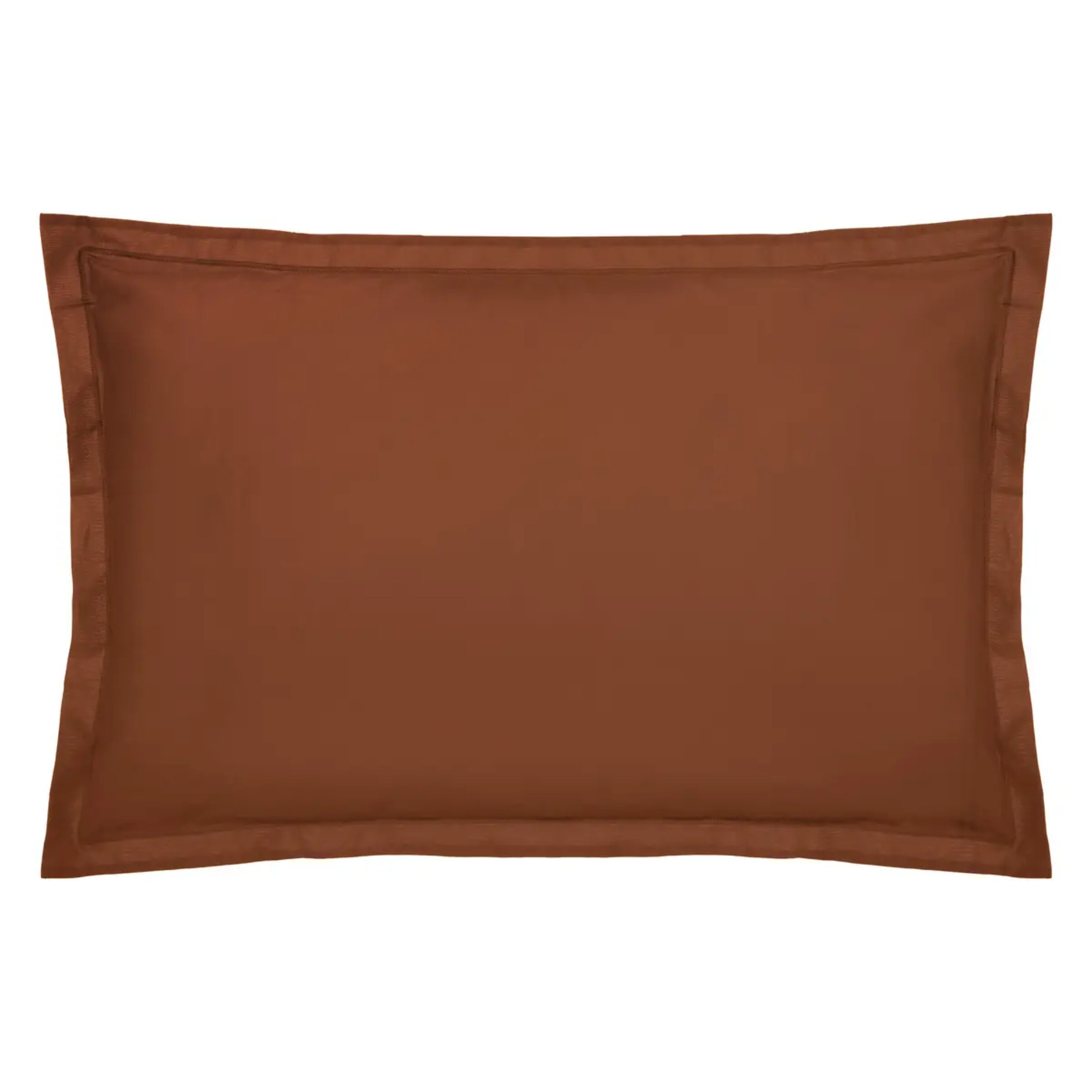 Taie d'oreiller "Carina" coton 50x70cm rose terracotta