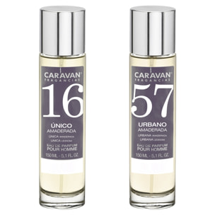 Set de 2 perfumes caravan hombre nº57 y nº 16
