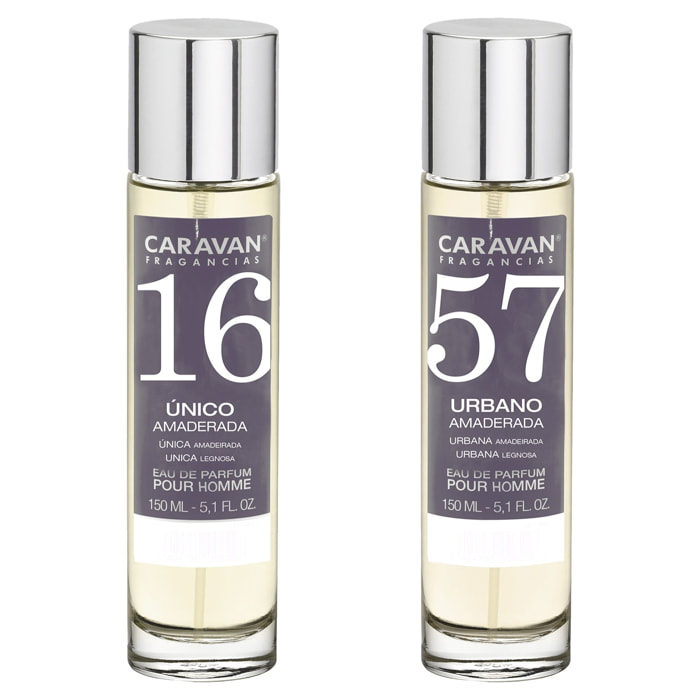 Set de 2 perfumes caravan hombre nº57 y nº 16