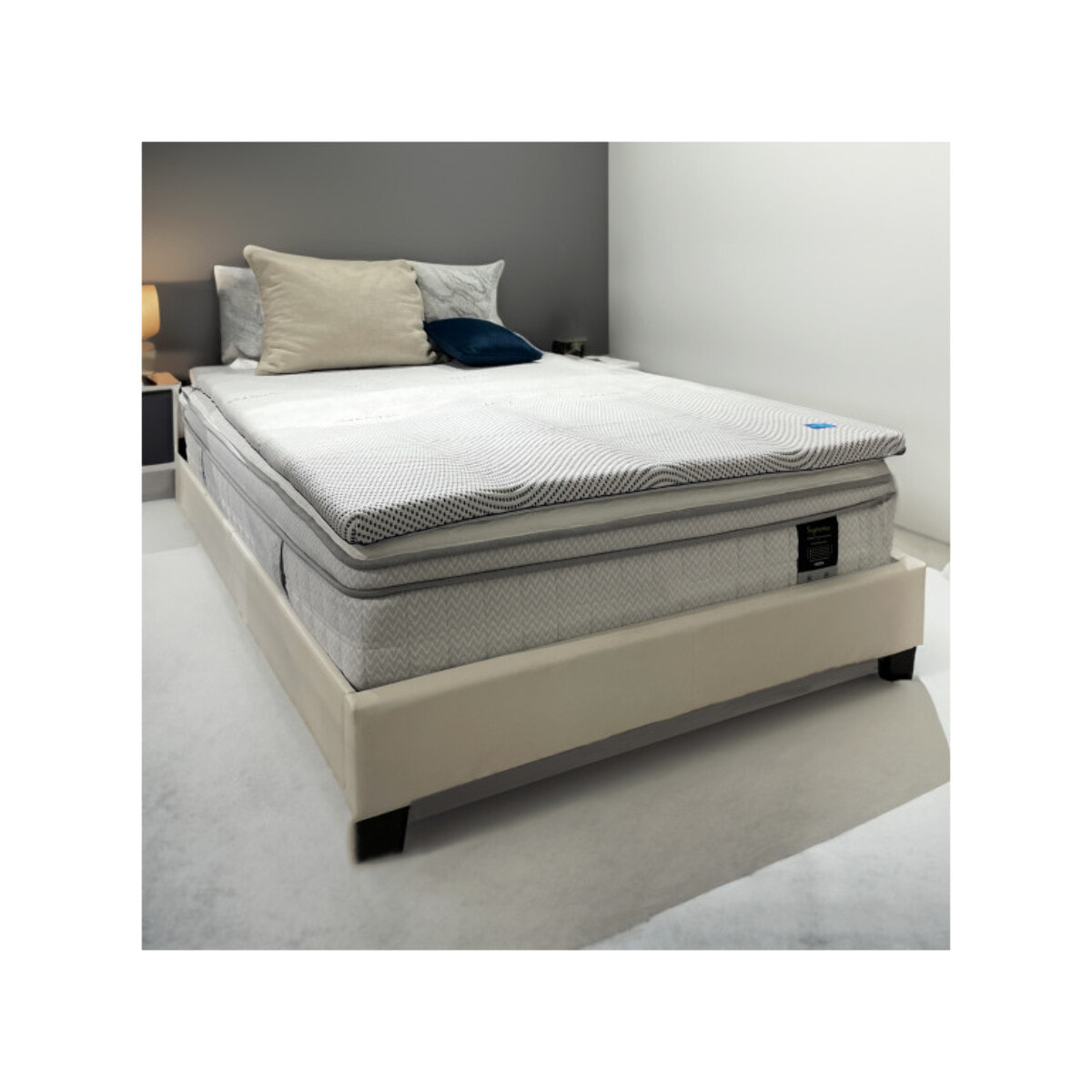 Surmatelas 160 x 200 cm OXYGEL™ Mémoire de Forme - SEAQUAT