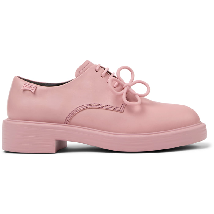 Zapatos de cordones - CAMPER Dean Twins - Rosa - Cuero liso