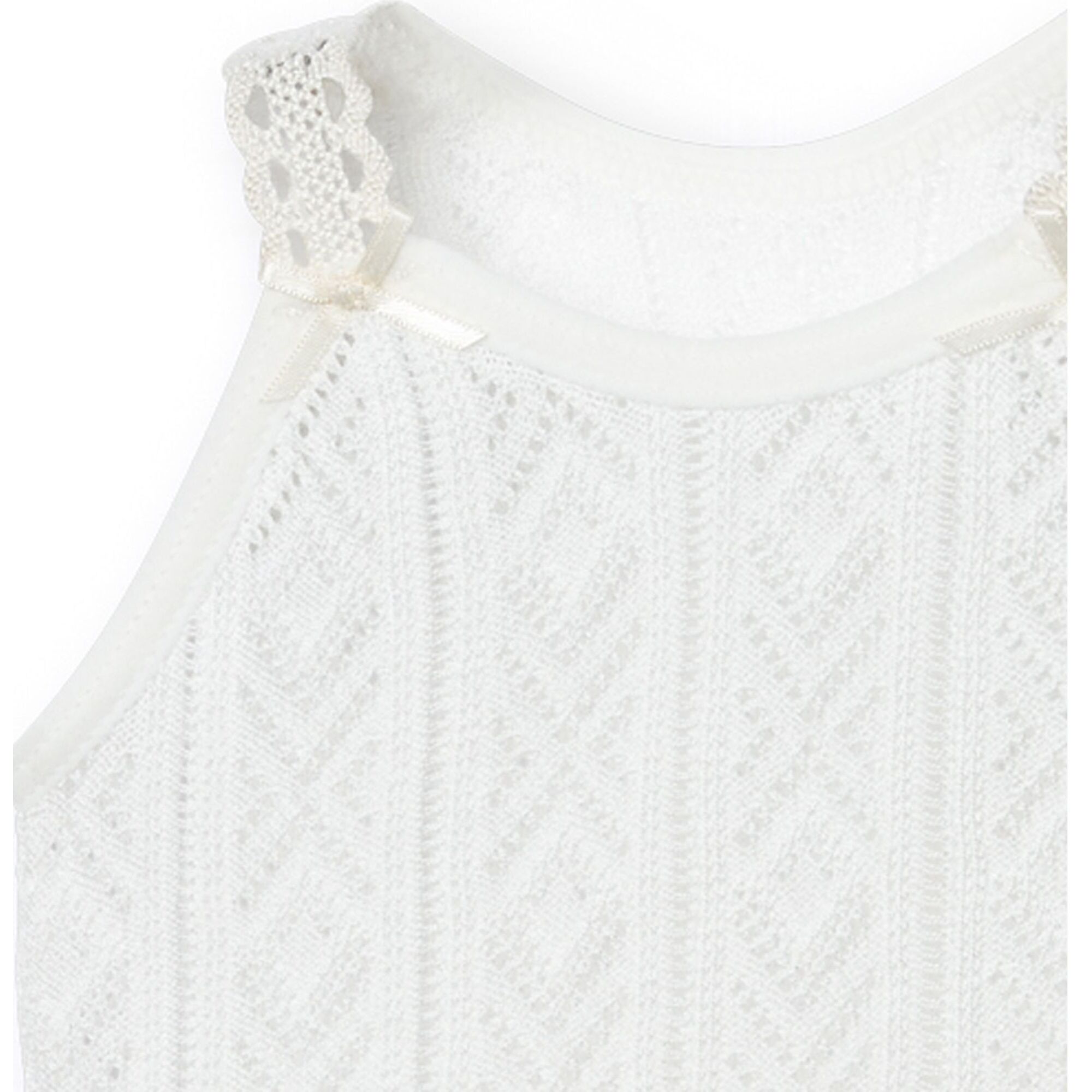 Body bebé tirantes finos perlé lazos