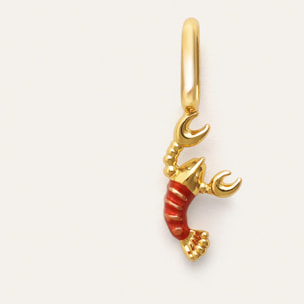 Charm Gamberetto Placcato Oro
