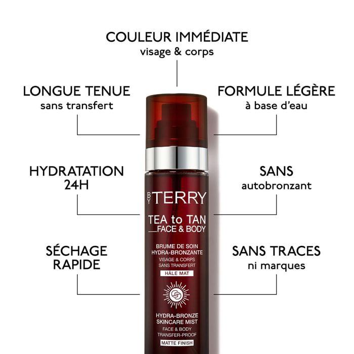 Tan To Glow - Coffret Tea To Tan Body Mist 100 ml + Lip & Cheek 5 ml