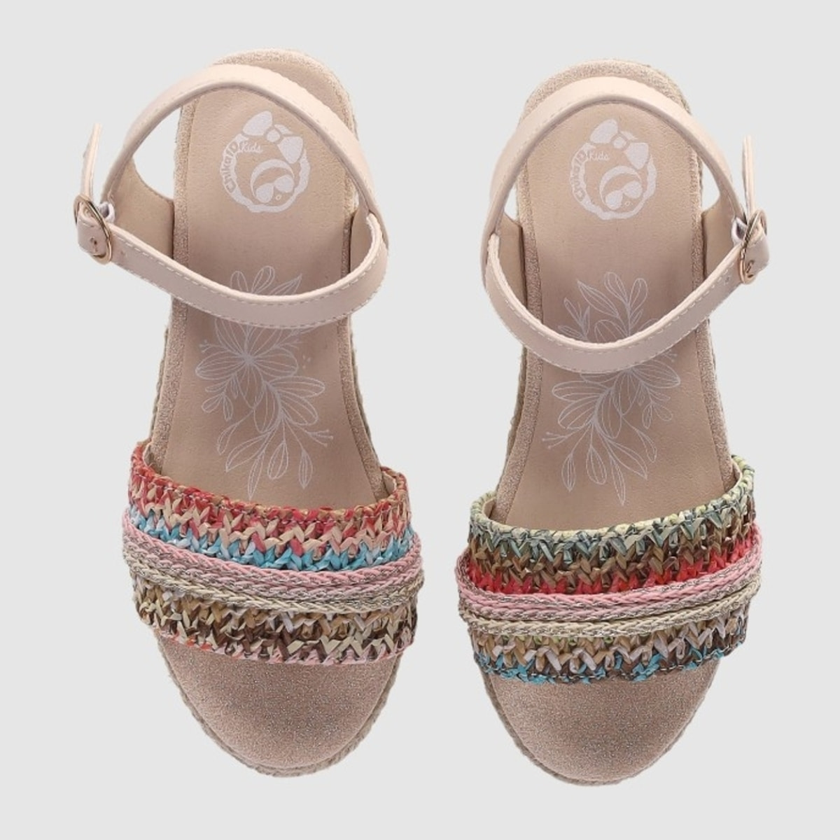 Sandalias de Piel Sintética - Multicolor - Tacón: 4 cm